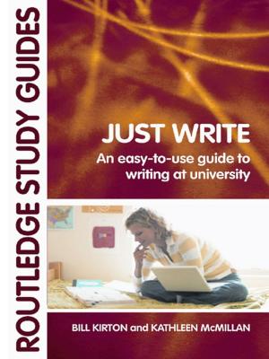 Cover of the book Just Write by Sarah Milledge Nelson