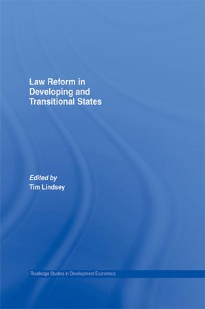 Cover of the book Law Reform in Developing and Transitional States by V. Celia Lascarides, Blythe F. Hinitz