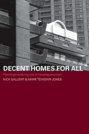 Cover of the book Decent Homes for All by Helmut Geist