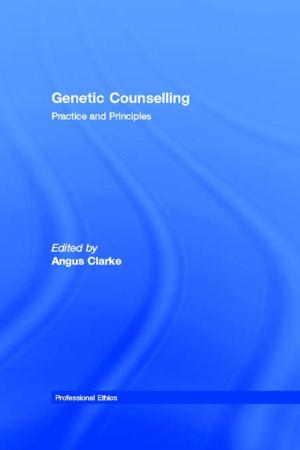 Cover of the book Genetic Counselling by William P. Morgan, Stephen E. Goldston