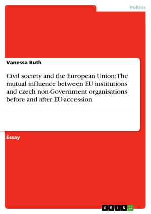 Book cover of Civil society and the European Union: The mutual influence between EU institutions and czech non-Government organisations before and after EU-accession