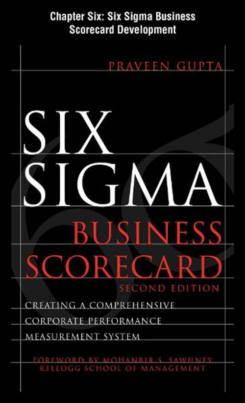 Cover of the book Six Sigma Business Scorecard, Chapter 6 - Six Sigma Business Scorecard Development by Praveen Gupta, McGraw-Hill Companies,Inc.