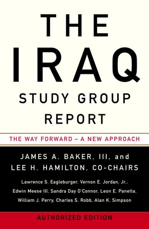 Cover of the book The Iraq Study Group Report by The Iraq Study Group, James A. Baker, III, Lee H. Hamilton, Knopf Doubleday Publishing Group