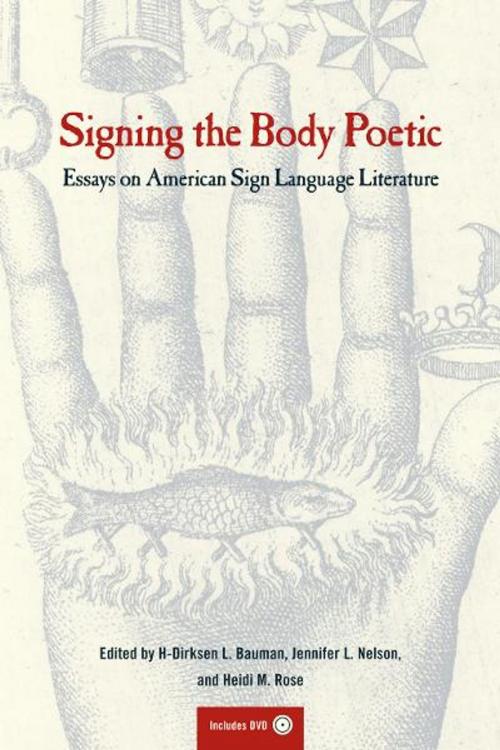 Cover of the book Signing the Body Poetic by , University of California Press