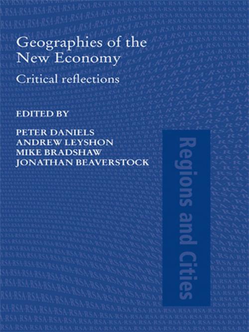 Cover of the book Geographies of the New Economy by , Taylor and Francis
