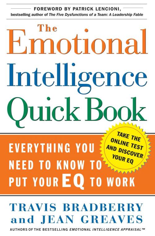 Cover of the book The Emotional Intelligence Quick Book by Dr. Travis Bradberry, Dr. Jean Greaves, Atria Books