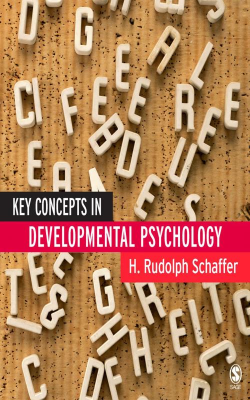 Cover of the book Key Concepts in Developmental Psychology by Professor H Rudolph Schaffer, SAGE Publications