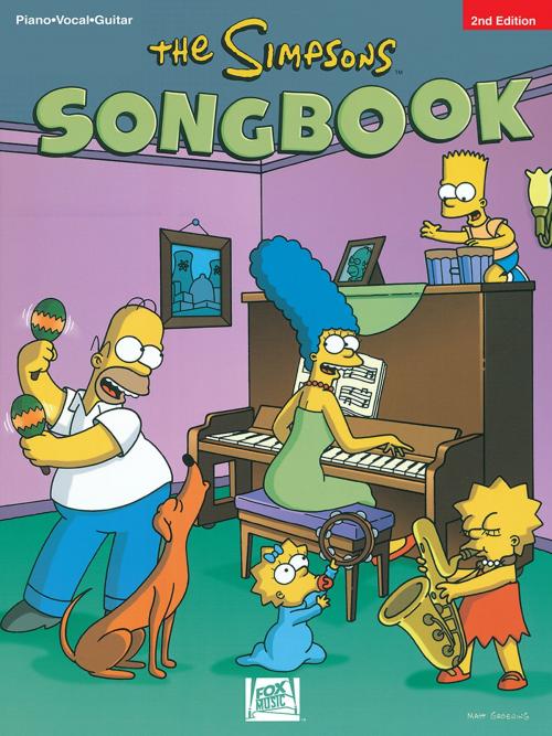 Cover of the book The Simpsons Songbook by Danny Elfman, Alf Clausen, Hal Leonard