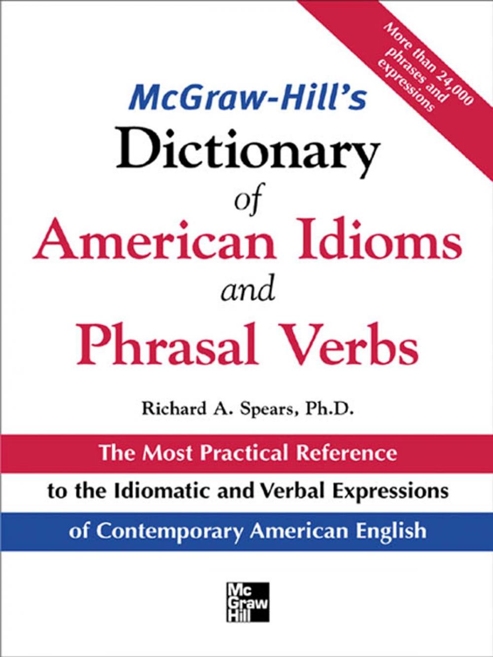 Big bigCover of McGraw-Hill's Dictionary of American Idoms and Phrasal Verbs