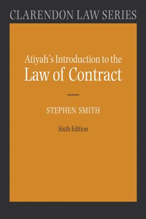 Cover of the book Atiyah's Introduction to the Law of Contract by Judicial College