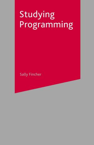 Cover of the book Studying Programming by Jacqueline Foertsch