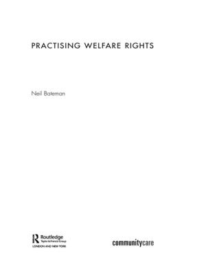 Cover of the book Practising Welfare Rights by P. A. McAllister