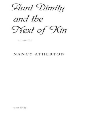 Book cover of Aunt Dimity and the Next of Kin