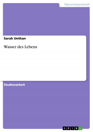 Cover of the book Wasser des Lebens by Markus Reinschmidt