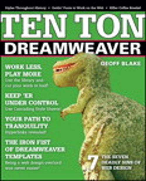 Cover of the book Ten Ton Dreamweaver by Geoff Blake, Pearson Education