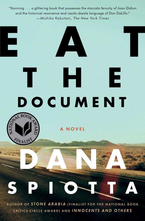 Cover of the book Eat the Document by Dana Spiotta, Scribner