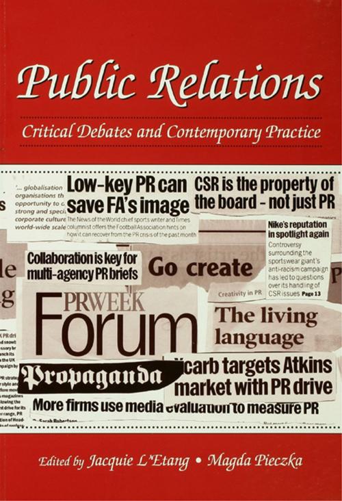 Cover of the book Public Relations by , Taylor and Francis