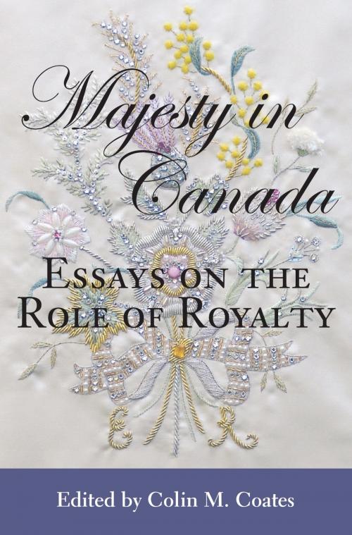 Cover of the book Majesty in Canada by Colin Coates, Dundurn