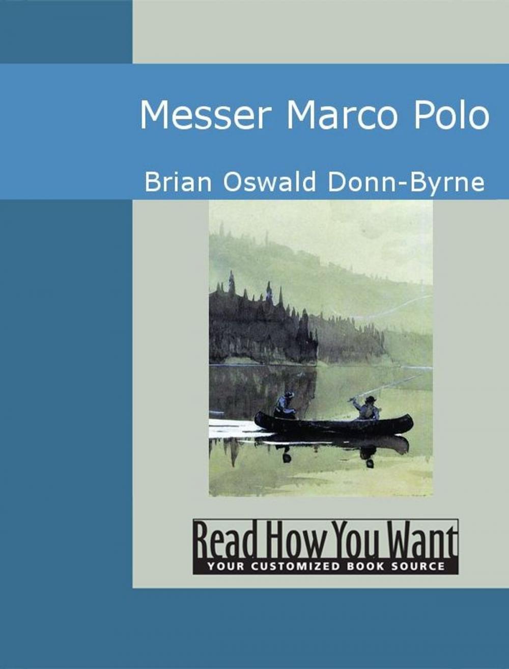 Big bigCover of Messer Marco Polo