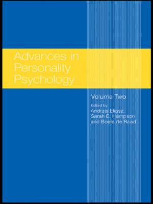 Cover of the book Advances in Personality Psychology by 