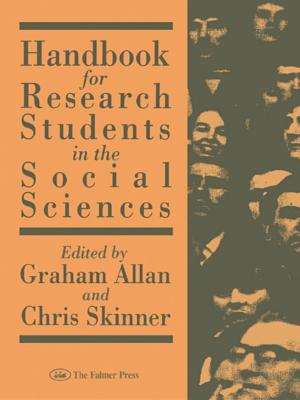 Cover of the book Handbk Research Stud Socl Sci by Eugene Casjen Cramer