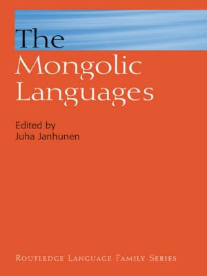 Cover of the book The Mongolic Languages by Richard Bennett
