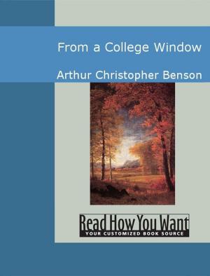 Cover of the book From A College Window by Michael Sean Erickson
