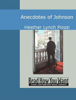Cover of the book Anecdotes Of Johnson by Anthony Hope