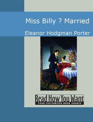 Book cover of Miss Billy Married