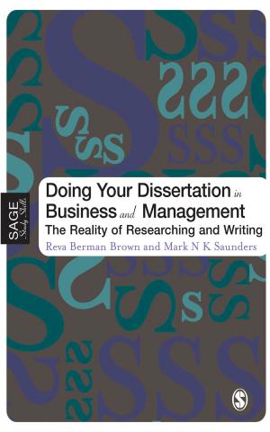 Cover of the book Doing Your Dissertation in Business and Management by 