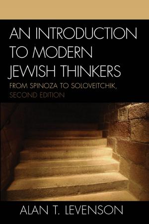 Cover of the book An Introduction to Modern Jewish Thinkers by Richard P. Olson, Joe H. Leonard Jr., Co-chair