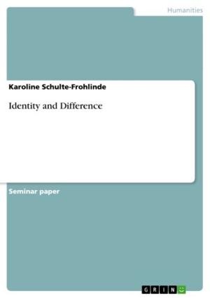 Cover of the book Identity and Difference by Ekrem Arslan