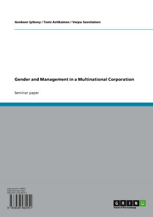 Cover of the book Gender and Management in a Multinational Corporation by Jana Wagner
