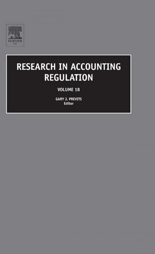Cover of the book Research in Accounting Regulation by , Elsevier Science