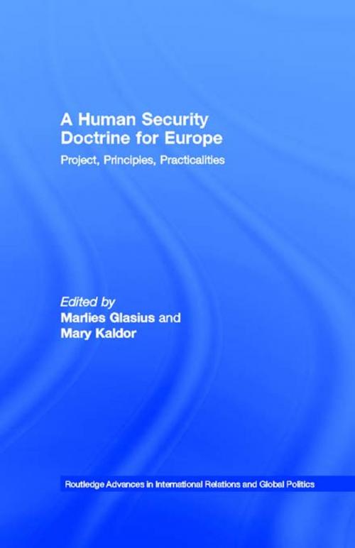Cover of the book A Human Security Doctrine for Europe by , Taylor and Francis