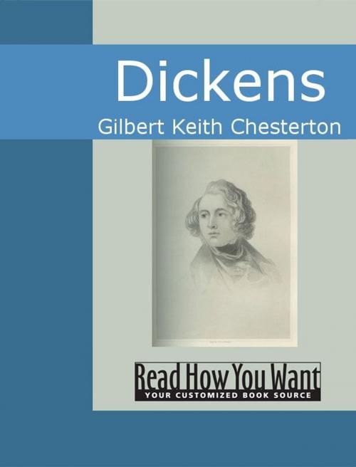 Cover of the book Dickens by Gilbert Keith Chesterton, ReadHowYouWant