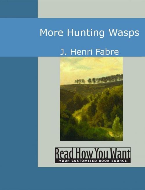 Cover of the book More Hunting Wasps by J. Henri Fabre, ReadHowYouWant