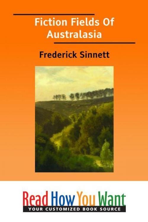 Cover of the book Fiction Fields Of Australasia by Sinnett Frederick, ReadHowYouWant
