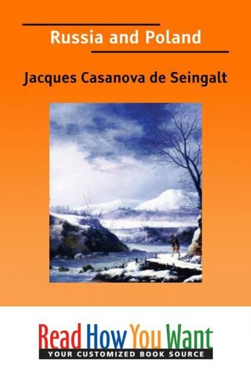 Cover of the book Russia And Poland by de Seingalt Jacques Casanova, ReadHowYouWant