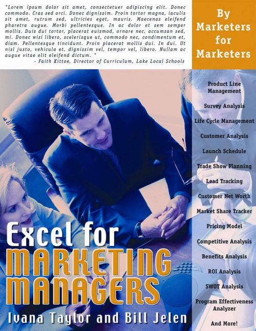 Cover of the book Excel for Marketing Managers by Ivana Taylor, Bill Jelen, Holy Macro! Books
