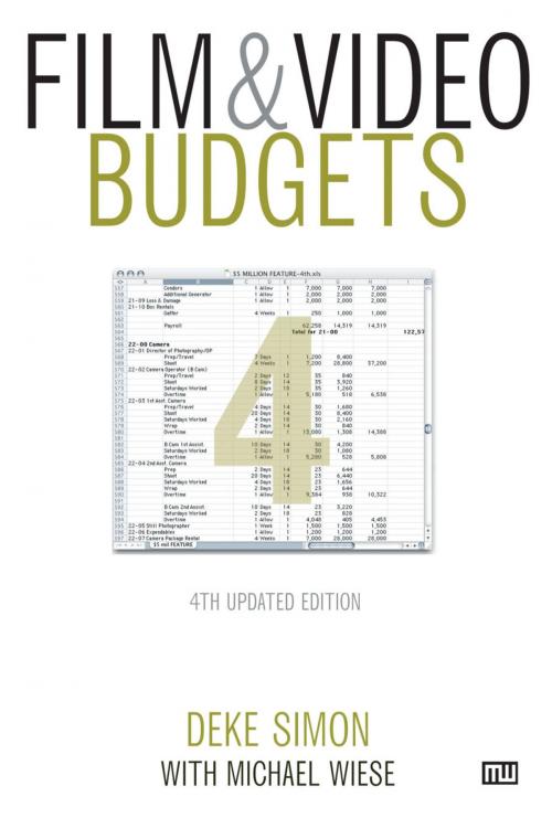Cover of the book Film & Video Budgets by Deke Simon, Michael Wiese, Michael Wiese Productions