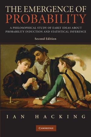 Cover of the book The Emergence of Probability by Caroline Wilkinson