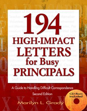 Book cover of 194 High-Impact Letters for Busy Principals