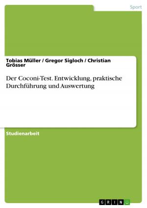Cover of the book Der Coconi-Test. Entwicklung, praktische Durchführung und Auswertung by Janine Luzak