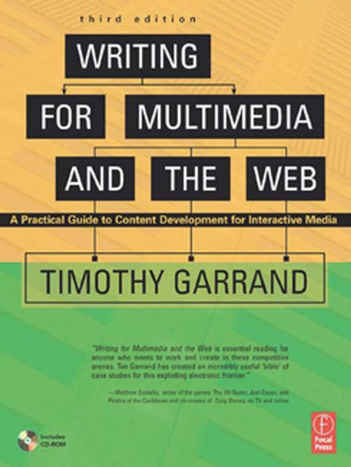 Cover of the book Writing for Multimedia and the Web by Timothy Garrand, CRC Press