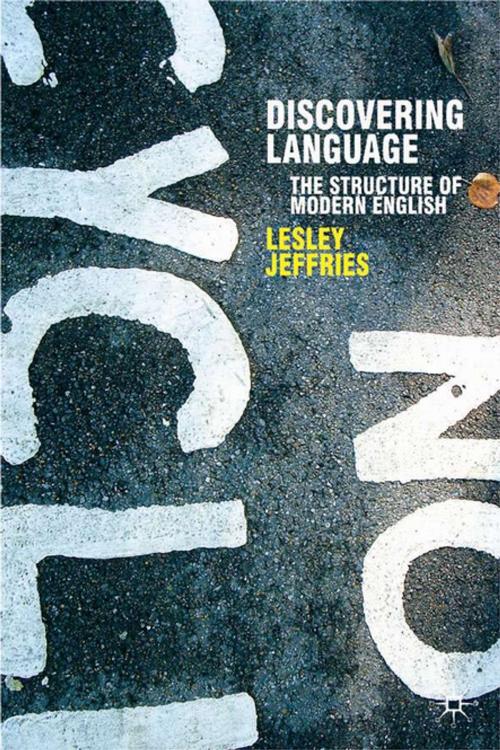 Cover of the book Discovering Language by Professor Lesley Jeffries, Palgrave Macmillan