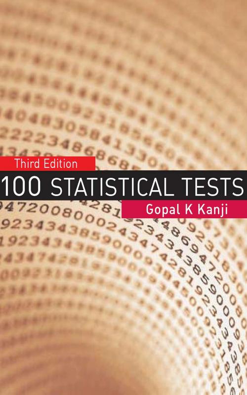 Cover of the book 100 Statistical Tests by Gopal K Kanji, SAGE Publications