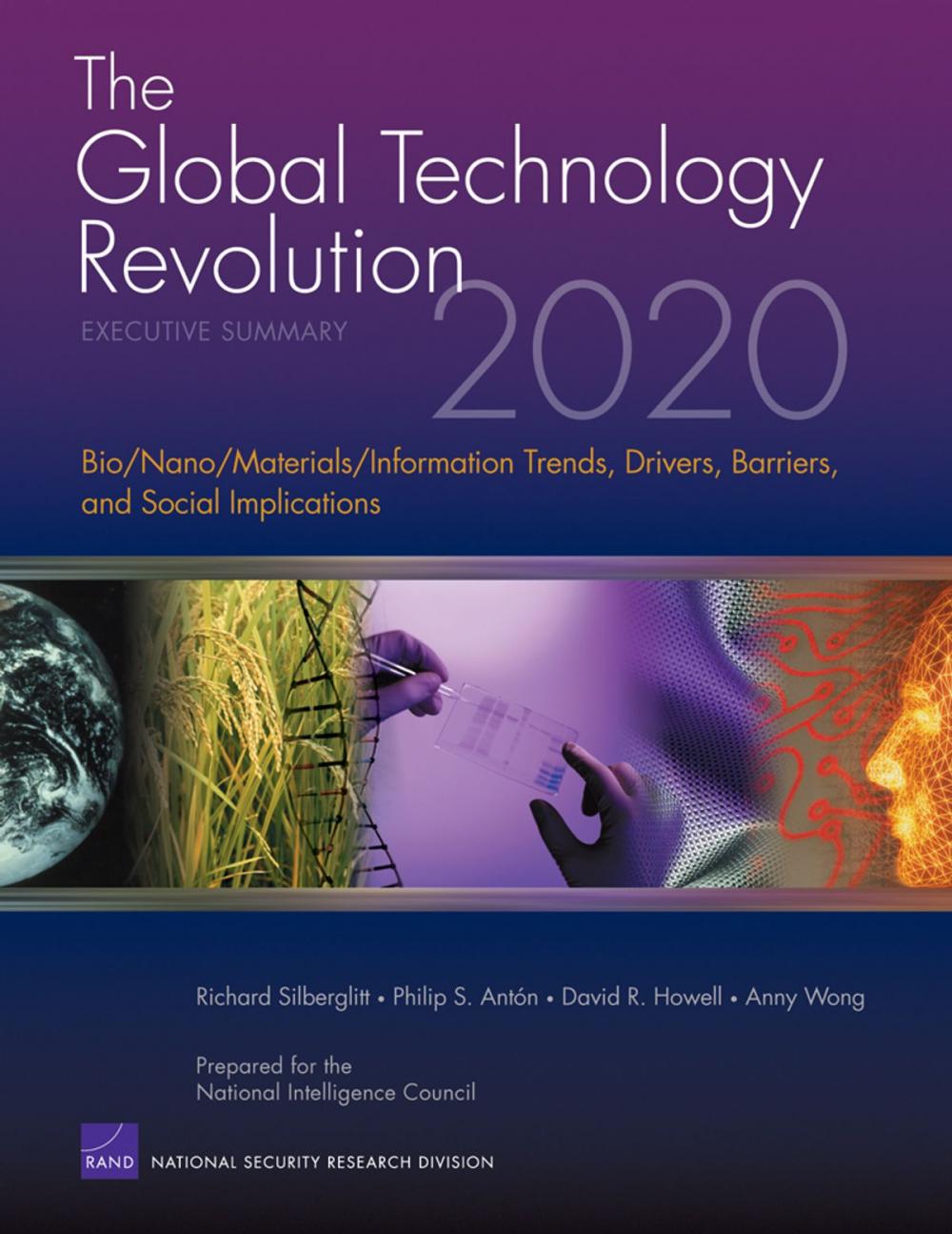 Big bigCover of The Global Technology Revolution 2020, Executive Summary