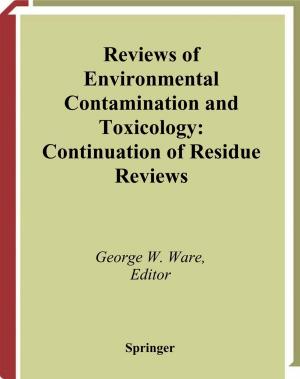 Cover of the book Reviews of Environmental Contamination and Toxicology by Thomas J.  Santner, Brian J. Williams, William I.  Notz