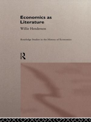 Cover of the book Economics as Literature by 